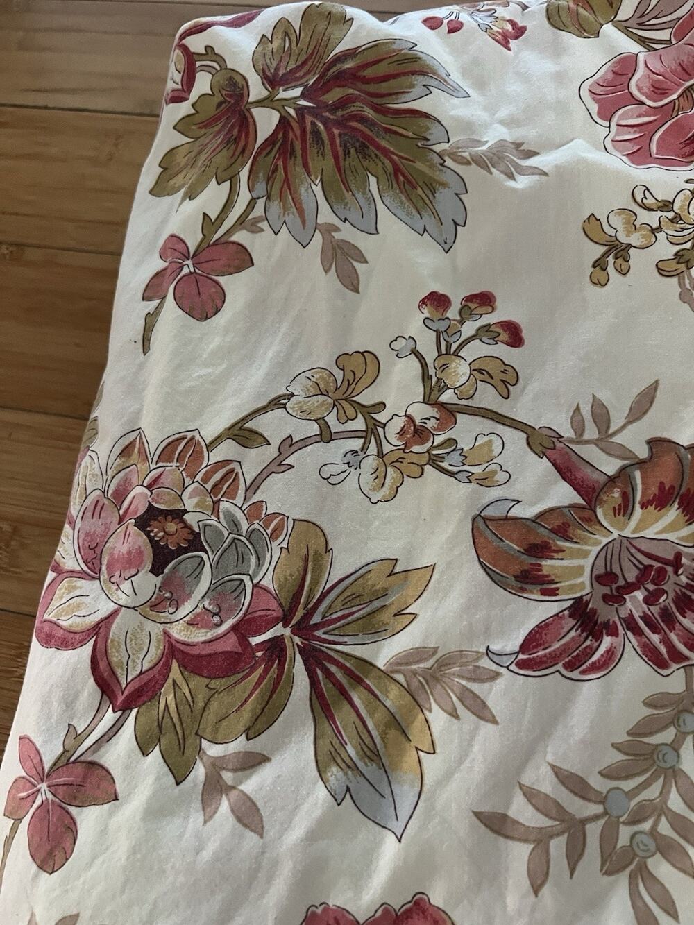 The Chandler Collection Floral King Duvet Cover Botanical French Country Cotton